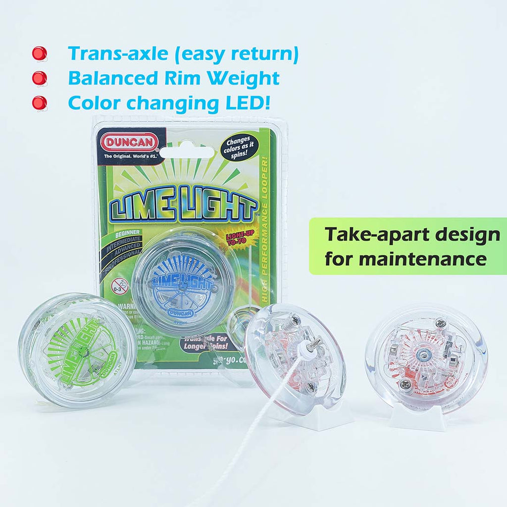 Duncan Limelight Yoyo features