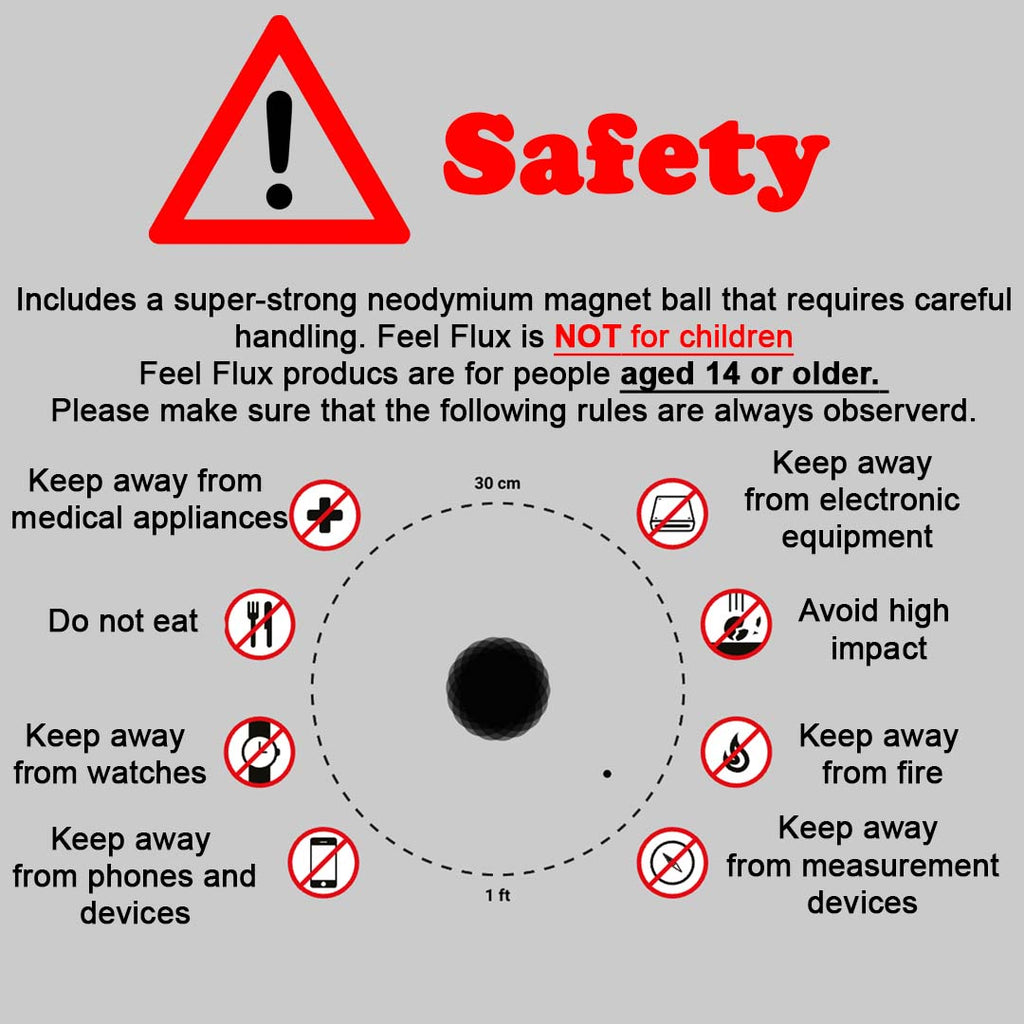 Feel Flux Flux Original safety warning