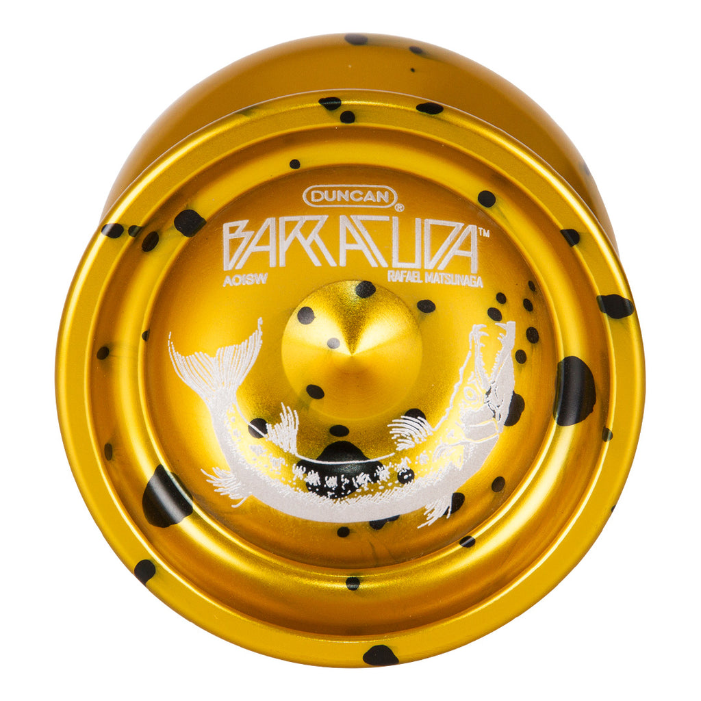 Duncan Barracuda Expert Yoyo Gold Splash