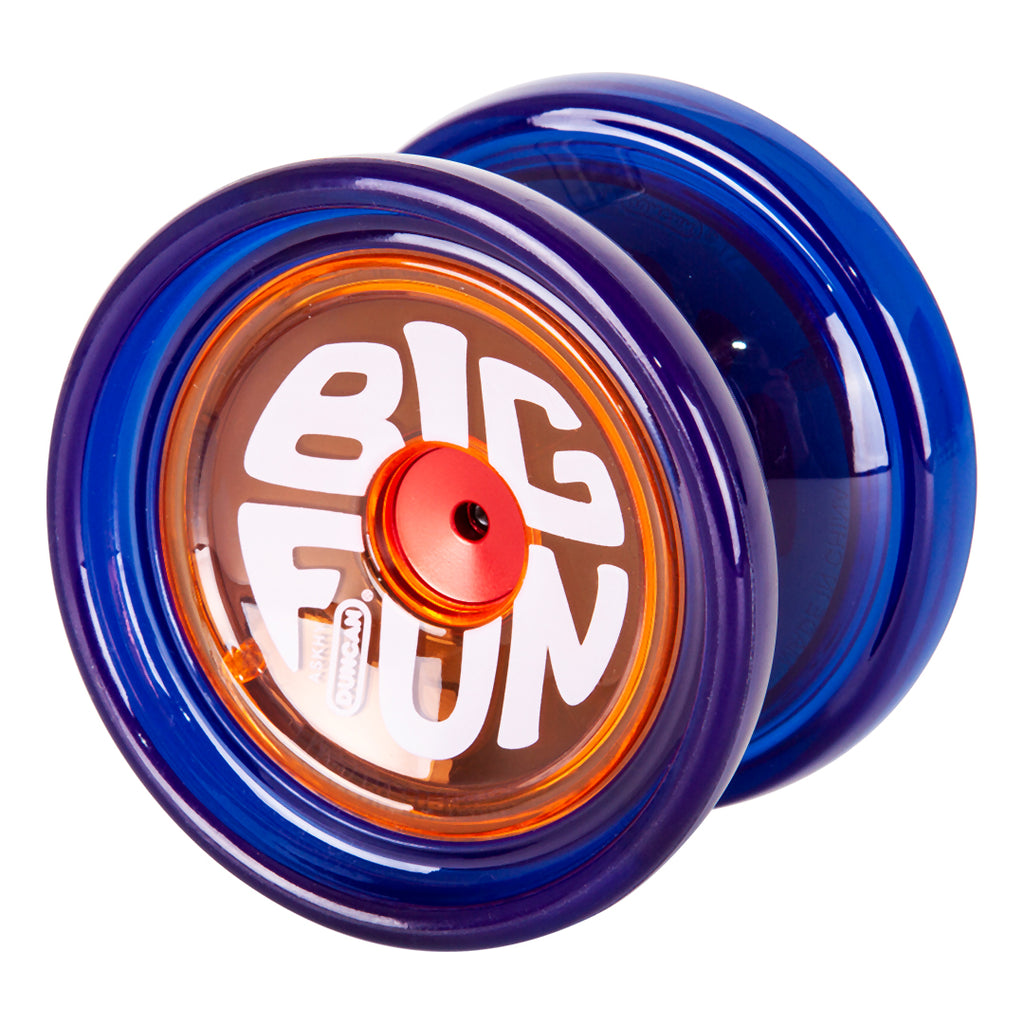 Duncan BIG FUN expert yoyo blue with orange caps