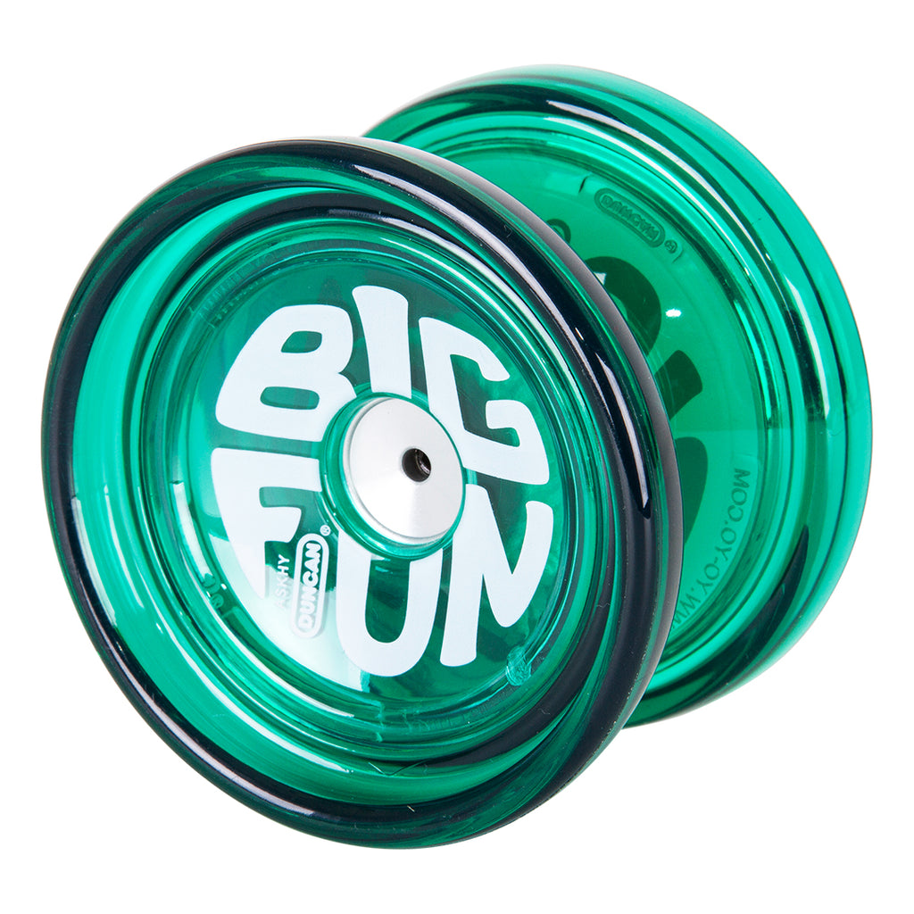 Duncan BIG FUN expert yoyo transparent green