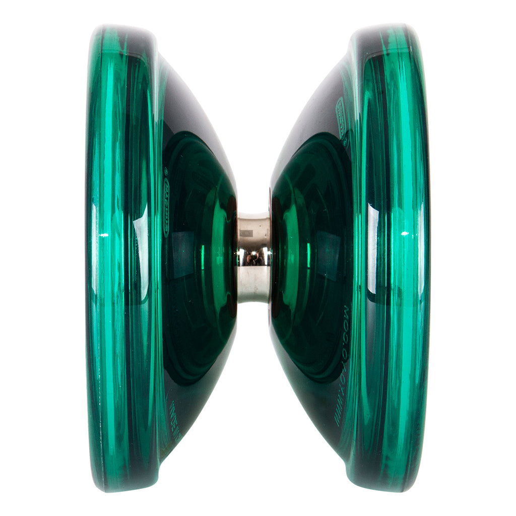 Duncan BIG FUN expert yoyo transparent green side